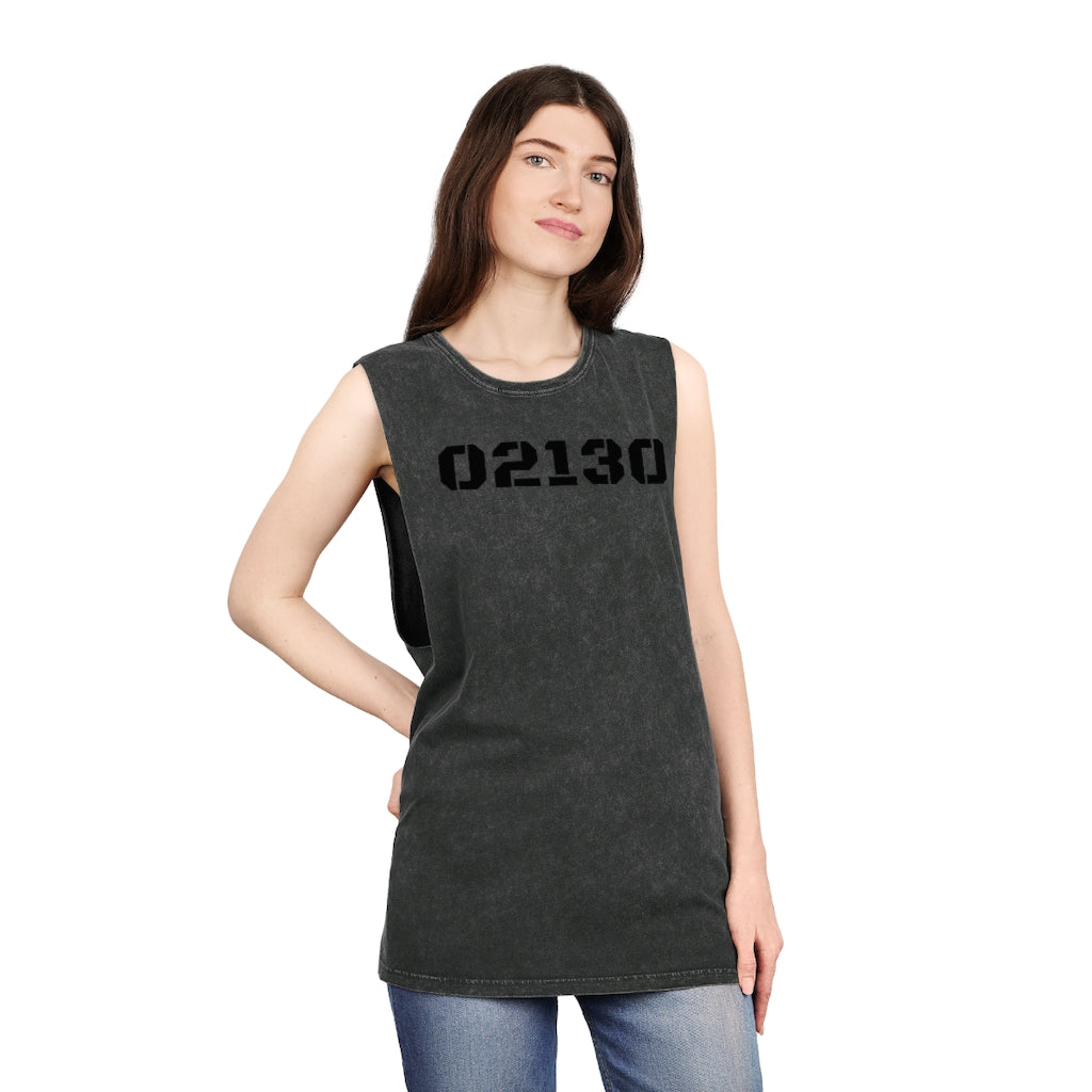 02130 - Unisex Stonewash Tank Top