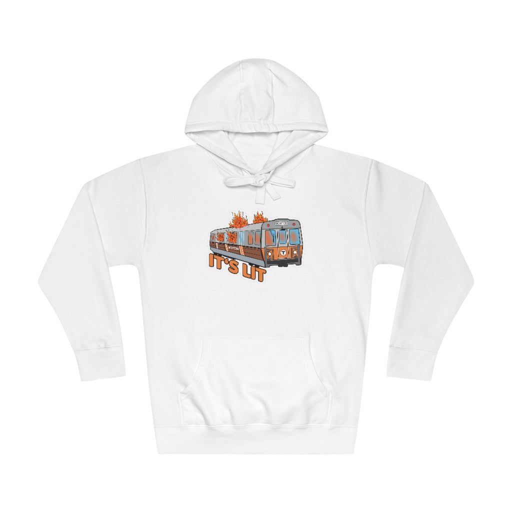 Orange Line - It's LIT Unisex Fleece Hoodie