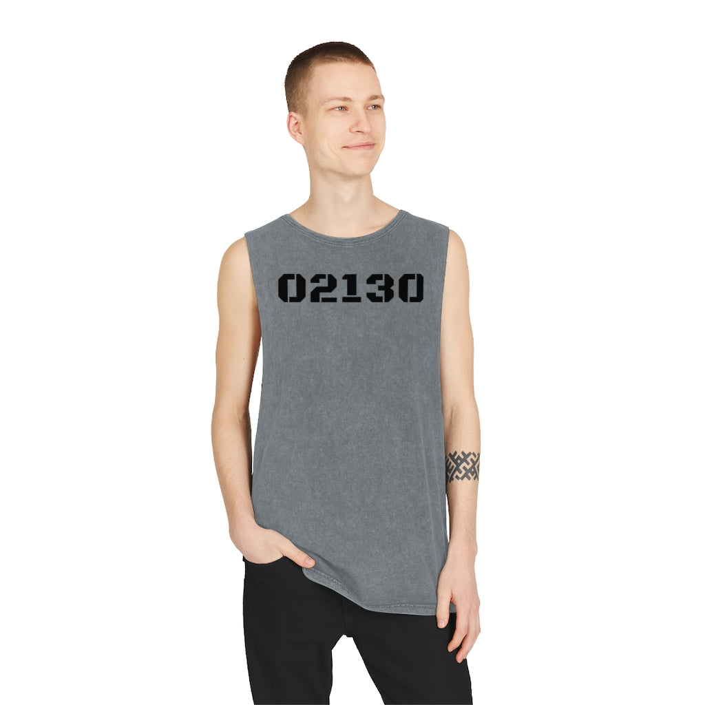 02130 - Unisex Stonewash Tank Top