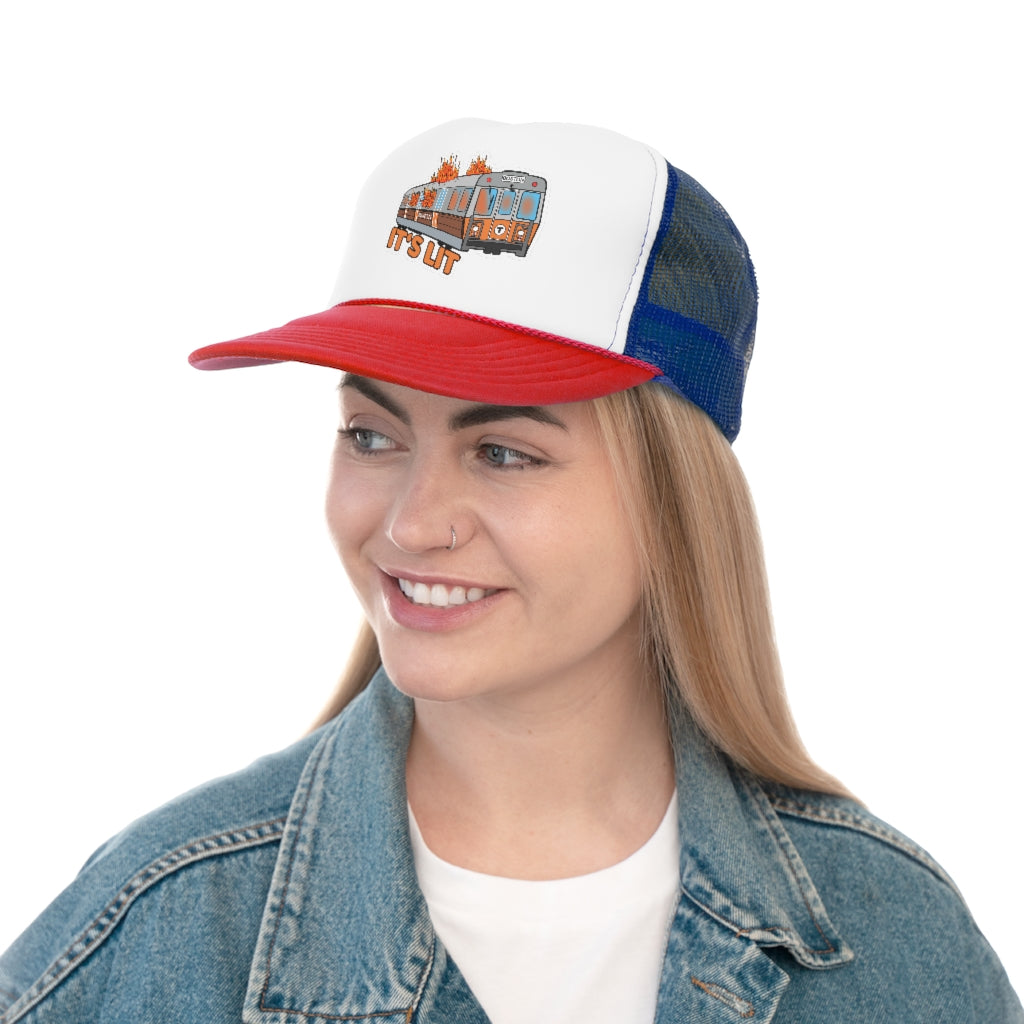 Orange Line - It's LIT Trucker Caps