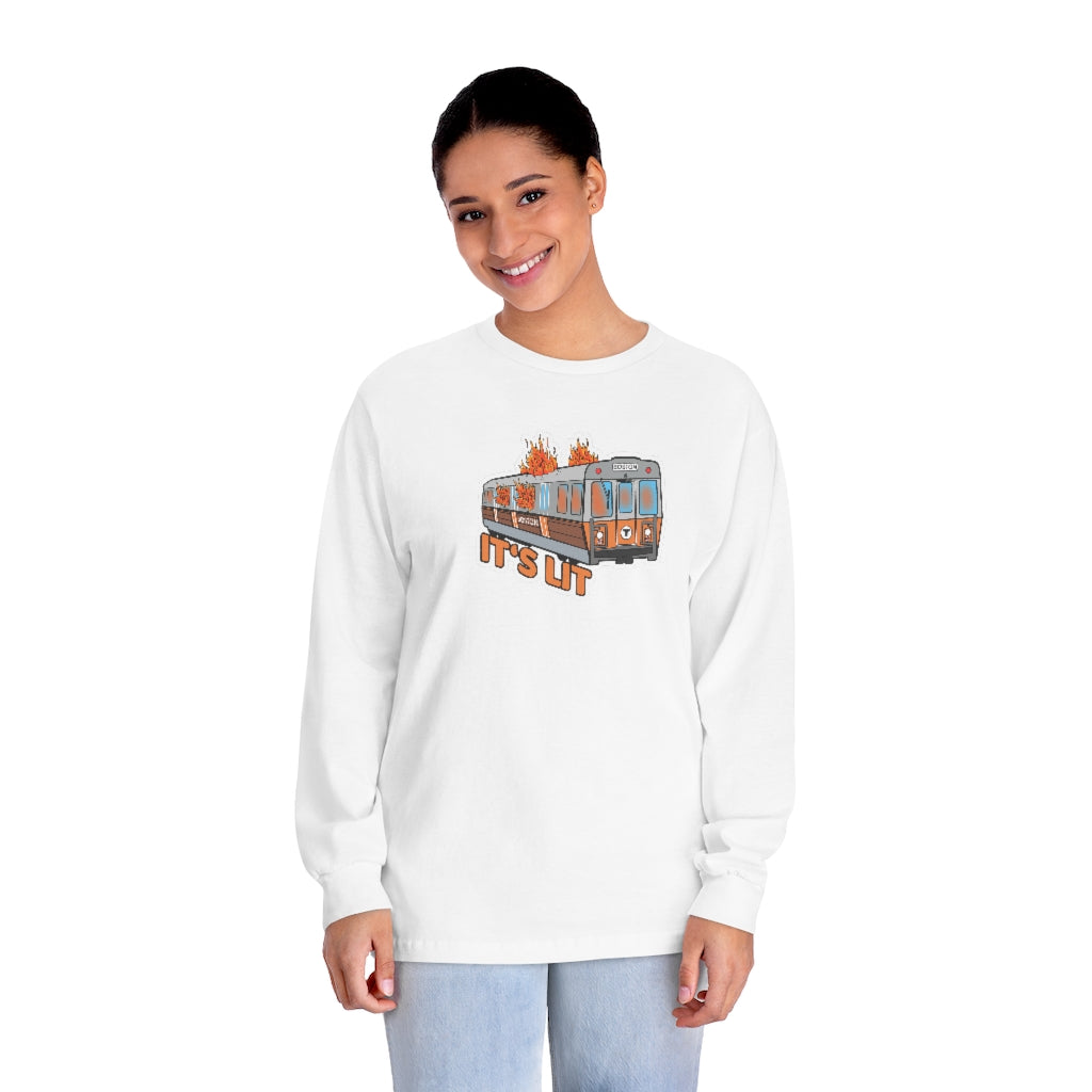 Orange Line - It's LIT Unisex Classic Long Sleeve T-Shirt