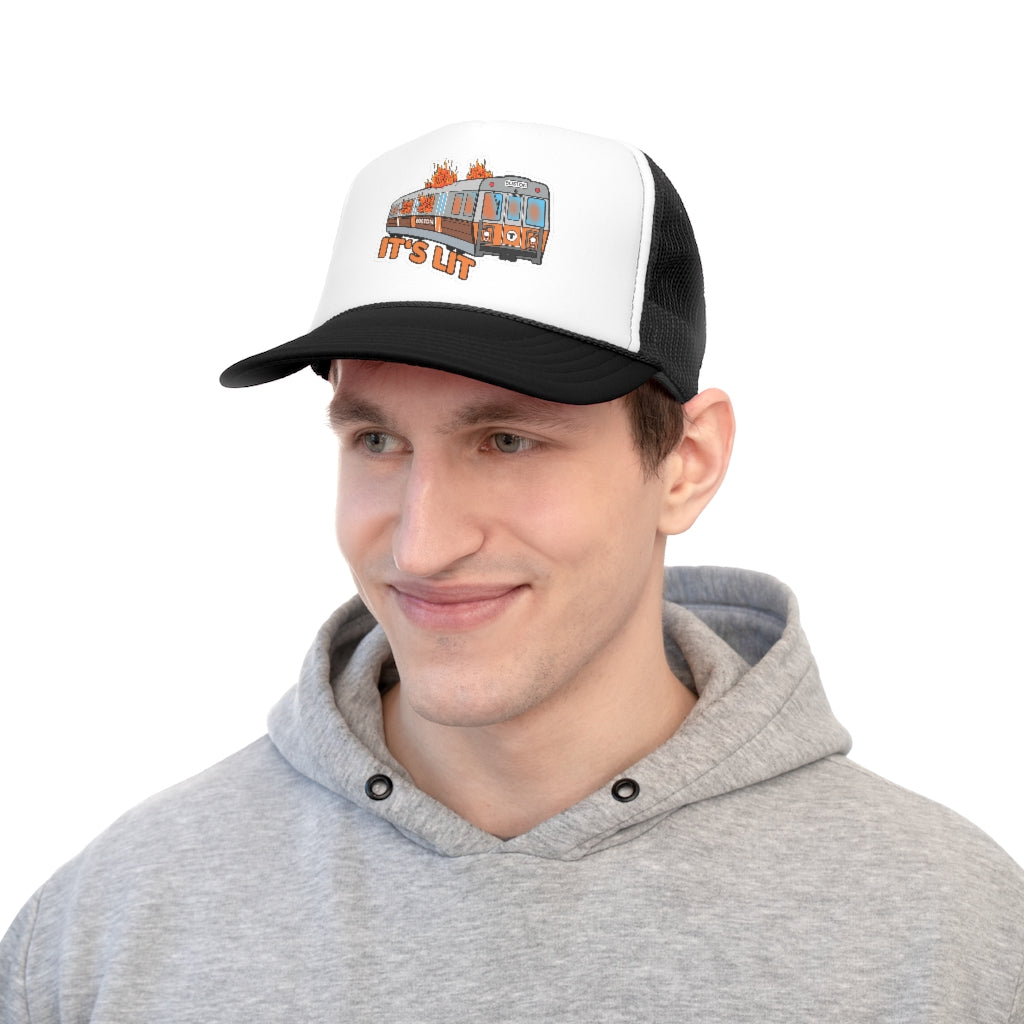 Orange Line - It's LIT Trucker Caps