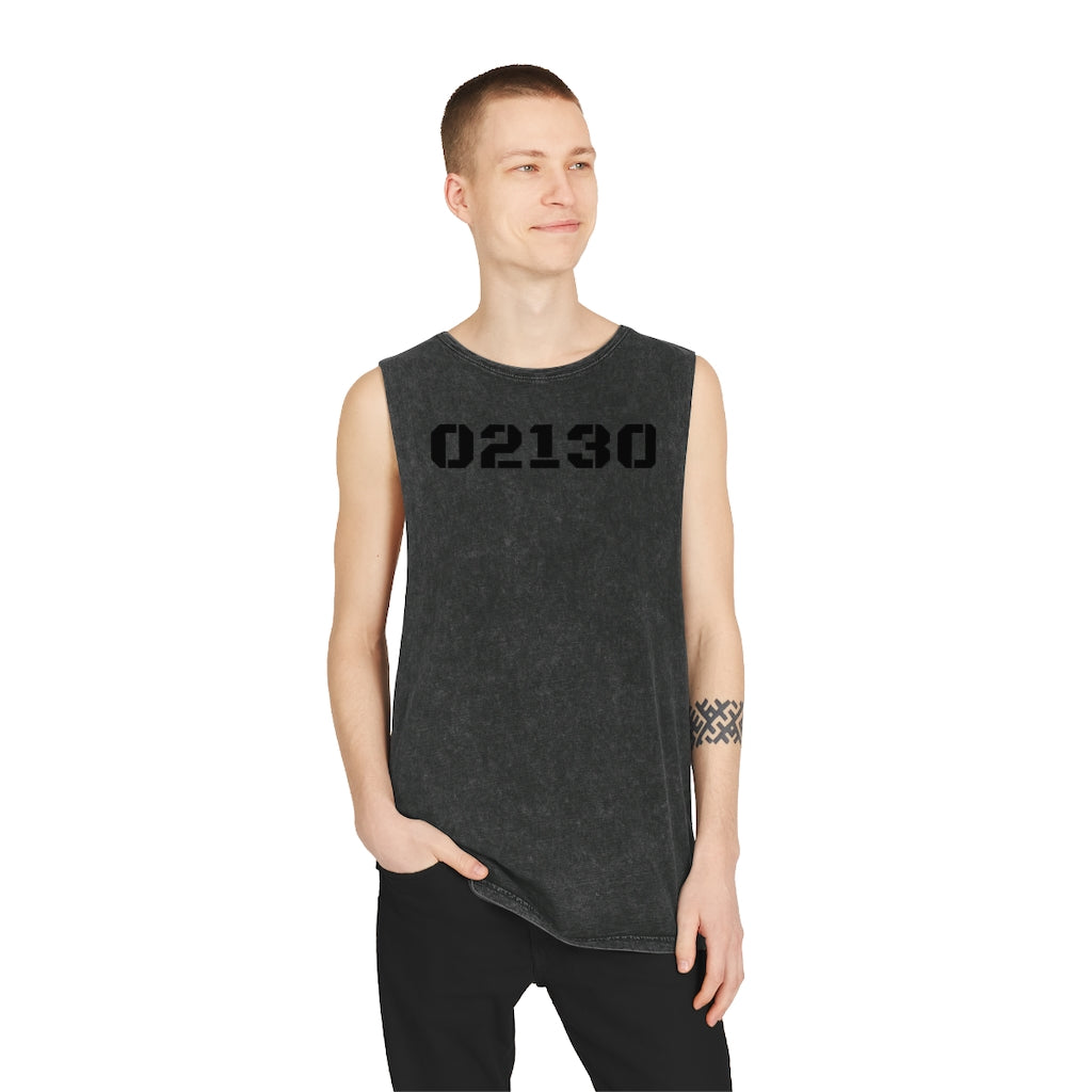 02130 - Unisex Stonewash Tank Top