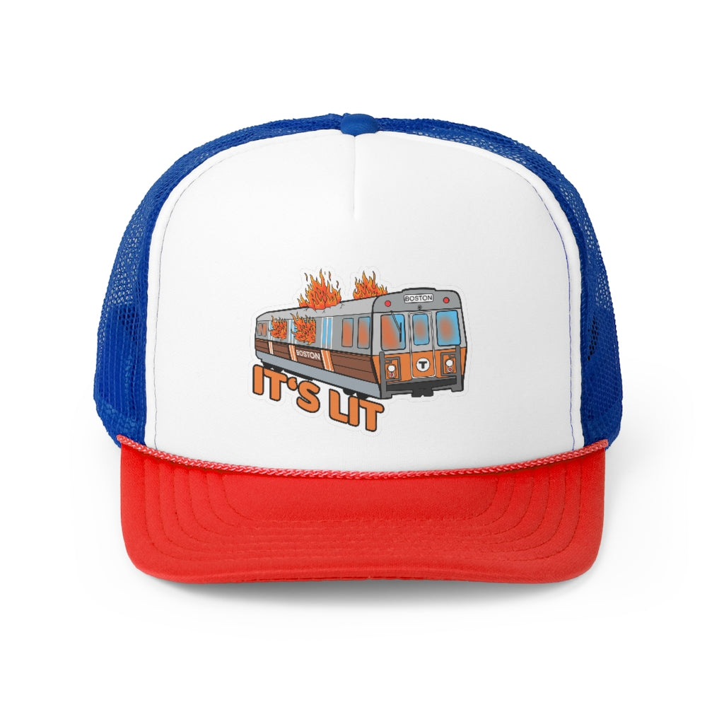 Orange Line - It's LIT Trucker Caps