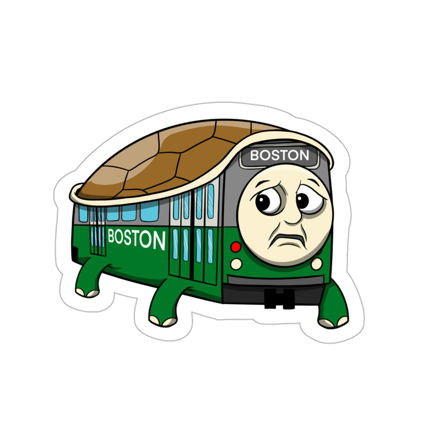 Boston Green Line Turtle - Sticker